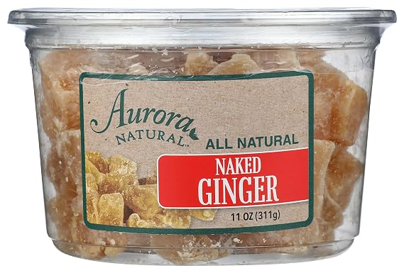 AURORA PRODUCTS Australian Crystallized Ginger Chunks, 11 OZ