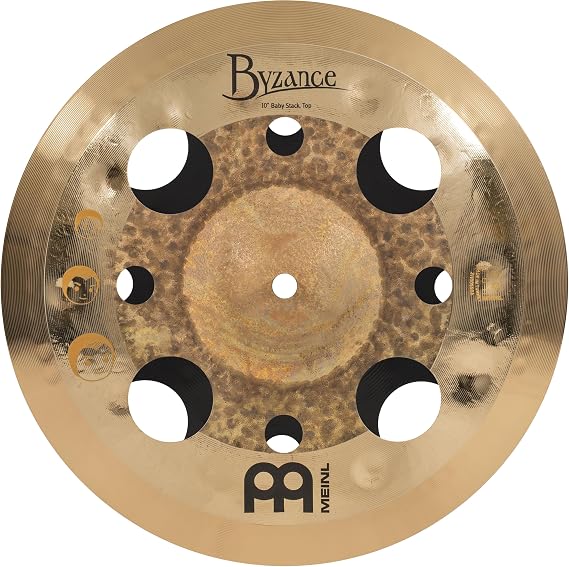 Meinl Cymbals Byzance/Classics Custom Luke Holland Artist Concept Model Baby Stack, 10"/12"