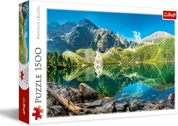 Trefl Morskie Oko Lake, Tatras, Poland - 1500 Piece Puzzle 33.5"x22.8"