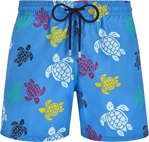 Men Swim Trunks Ronde Des Tortues Multicolore