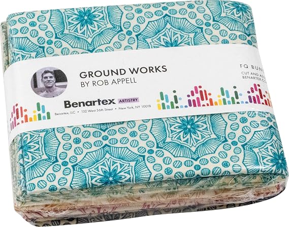 Rob Appell Ground Works 9 Fat Quarters Benartex