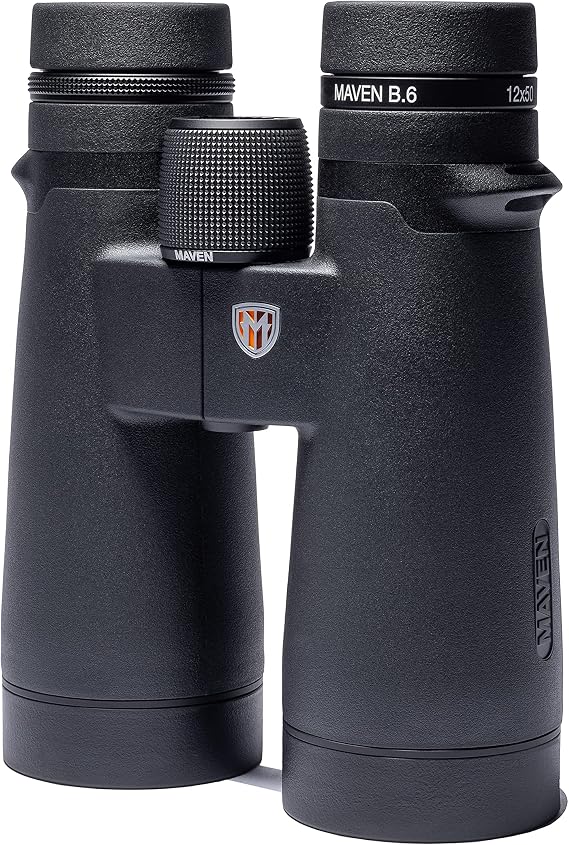 Maven B.6 10x50 ED Binoculars | Black/Gray | Premium Waterproof Optics