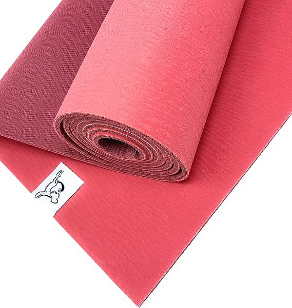 Tiggar Yoga mat - Natural Tree Rubber yoga Mat, Eco Friendly,Non Slip, Dense Cushioning for Support and Stability in Yoga, Pilates, and General Fitness