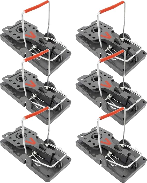 Victor M144 Instant Power-Kill Easy Set Rat Trap - 6 Reusable Rat Traps