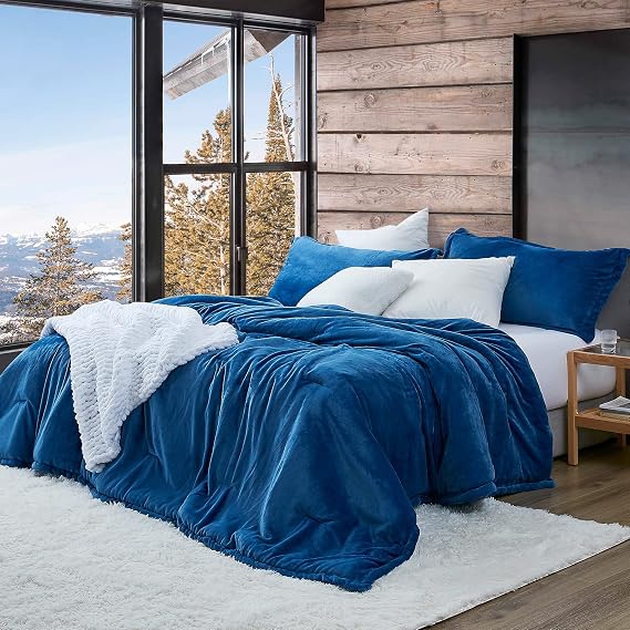 Touchy Feely - Coma Inducer King Oversized Comforter Set - Cuddly Blue
