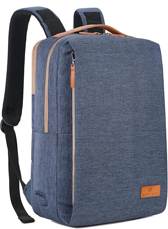 Nordace Siena - 15.6 Inch Laptop Backpack for Men & Women with USB Charging Port, Waterproof - Daily, Travel, or Work