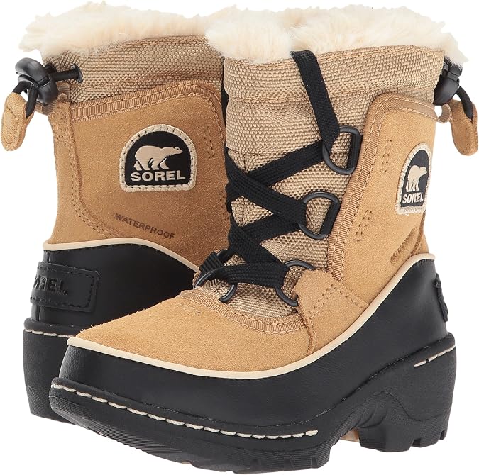 Sorel Tivoli III Boot - Girls' Curry/Black, 2.0