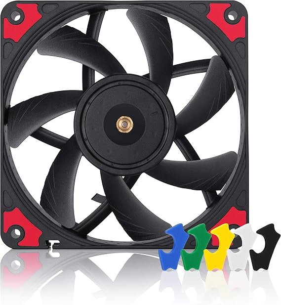 Noctua NF-A12x15 PWM chromax.black.swap, 120mm high performance fan