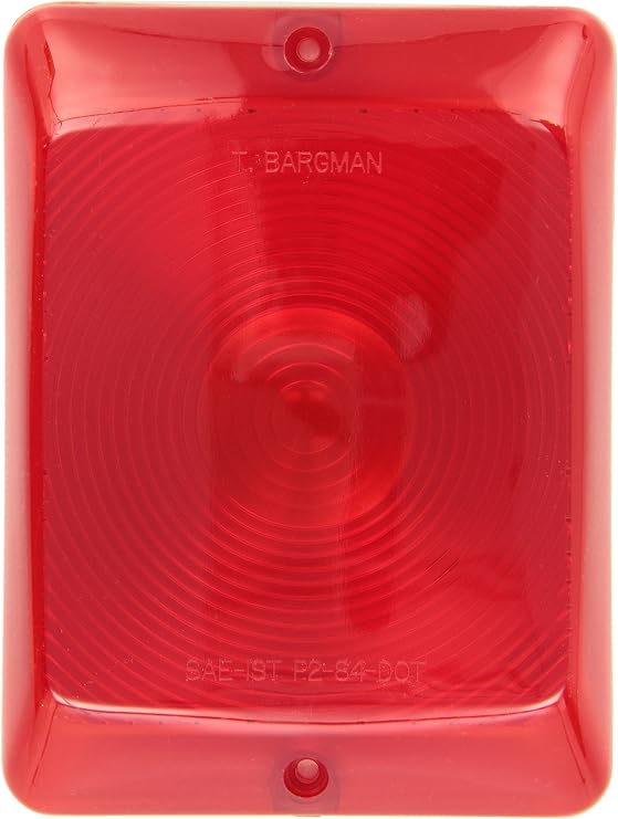Bargman 31-84-010 Replacement Lens for #84 / #85 / #86 - Red